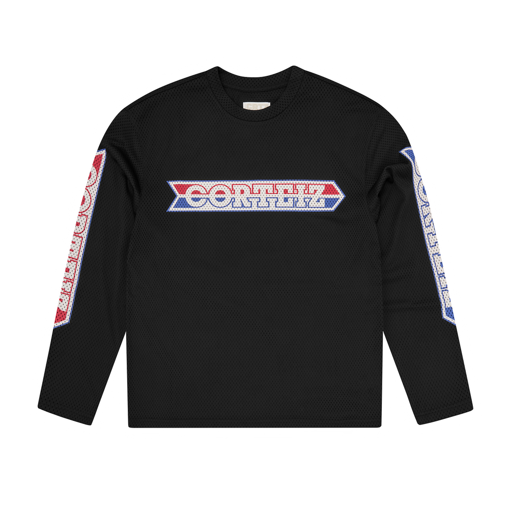 RACE MESH LS JERSEY [BLACK]