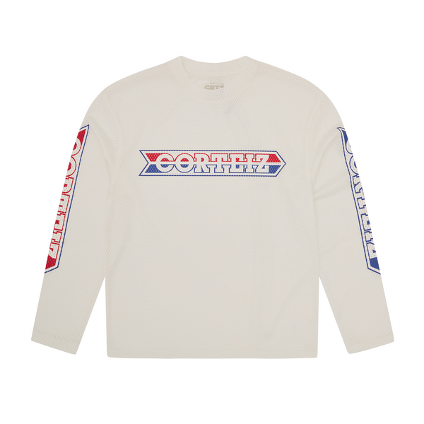 RACE MESH LS JERSEY [OFF WHITE]