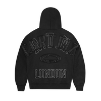 LUNDUN STITCH ZIP HOODIE [TRIPLE BLACK]