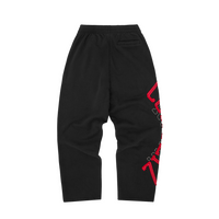 LUNDUN STITCH OPEN HEM SWEATPANT [BLACK]