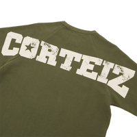 STAR RAGLAN WAFFLE THERMAL [OLIVE]