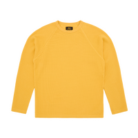 STAR RAGLAN WAFFLE THERMAL [YELLOW]