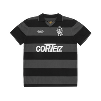 STRIPED KNIT JERSEY [BLACK]