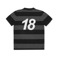 STRIPED KNIT JERSEY [BLACK]