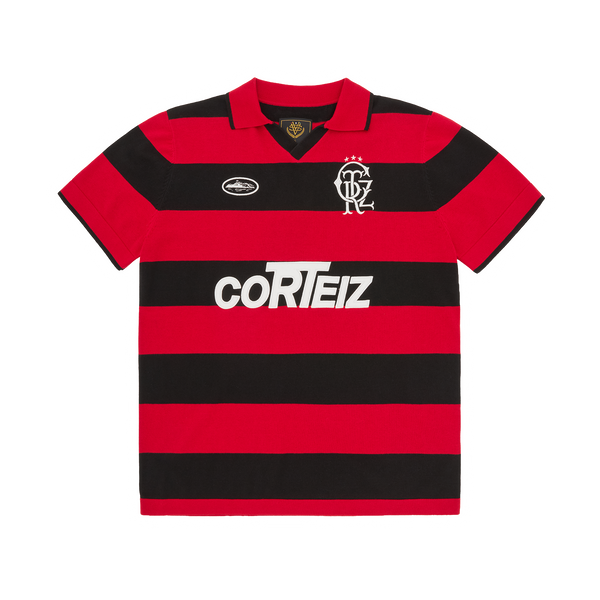 STRIPED KNIT JERSEY [RED]