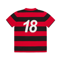 STRIPED KNIT JERSEY [RED]