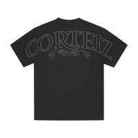 ROYALE HEAVYWEIGHT TEE [BLACK / BLACK]