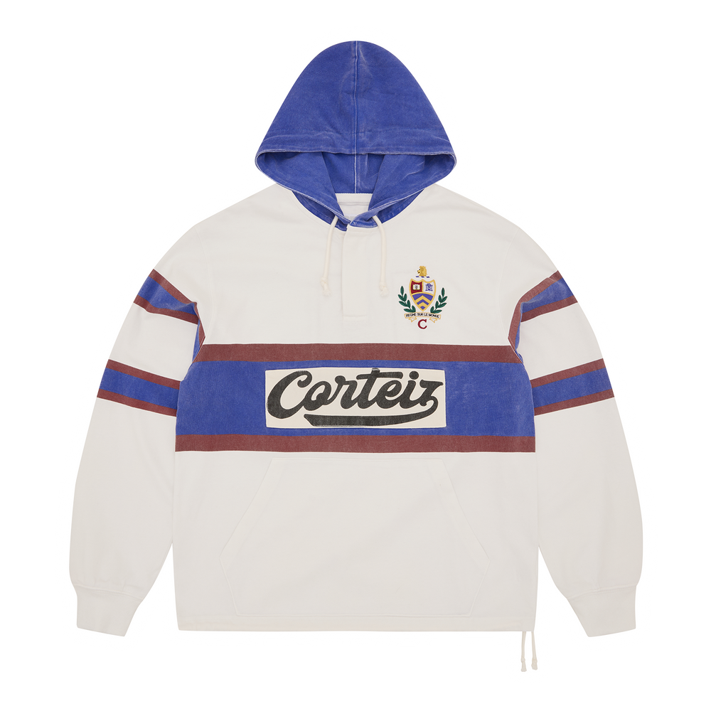 WINGER HOODED RUGBY [OFF WHITE]