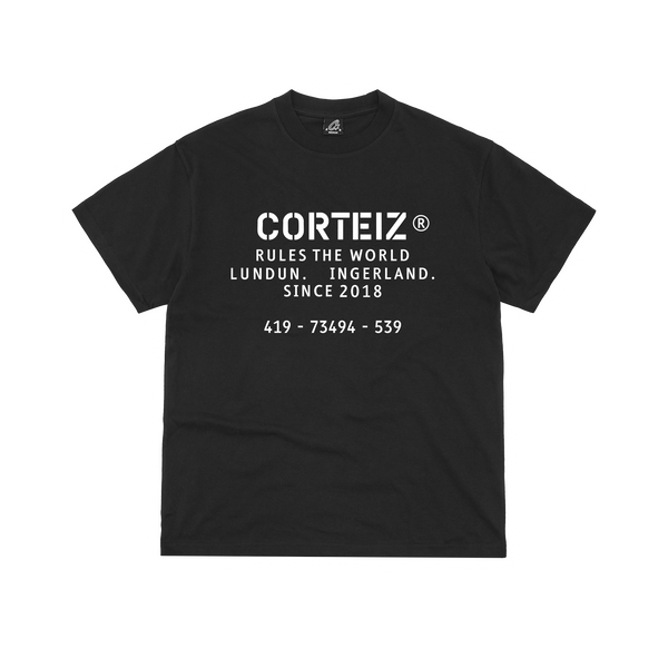 OG STENCIL TEE [BLACK]