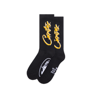 ALLSTARZ SOCKS [BLACK & YELLOW]