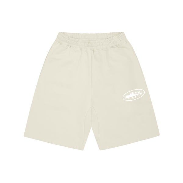 ISLAND PUFF PRINT SWEATSHORT [OFF WHITE]